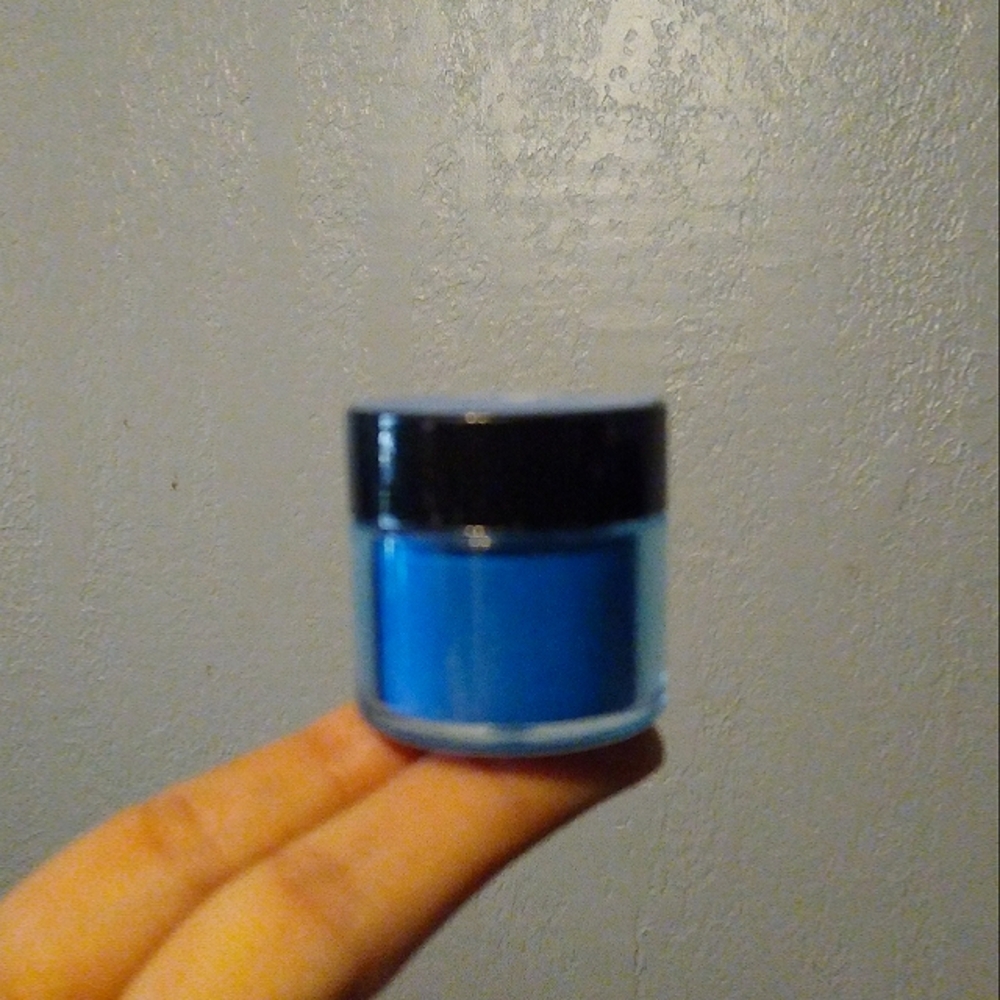 Blue Ocean Mica Powder Cosmetic Grade DIY Nail Art Loose Eyeshadow Pigment - Picture 5 of 5